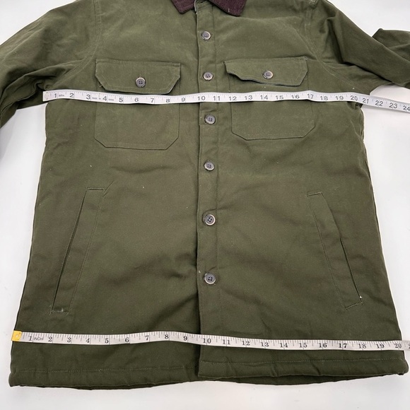 Tailor Vintage Faux Shearling Lined Stretch Canvas Jacket NWOT - Picture 6 of 8